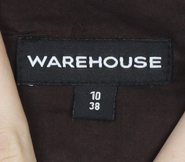 Warehouse Brown Floral Women’s Dress UK 10