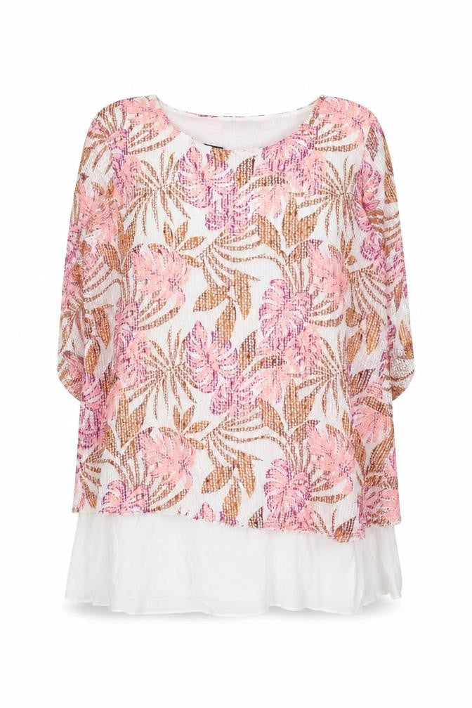 Klass Women's Multicoloured XL Floral Pullover Jumper