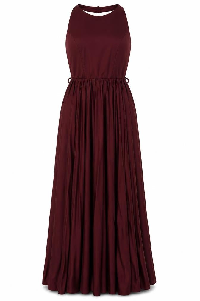 ASOS DESIGN Women's Red Sleeveless Long Dress