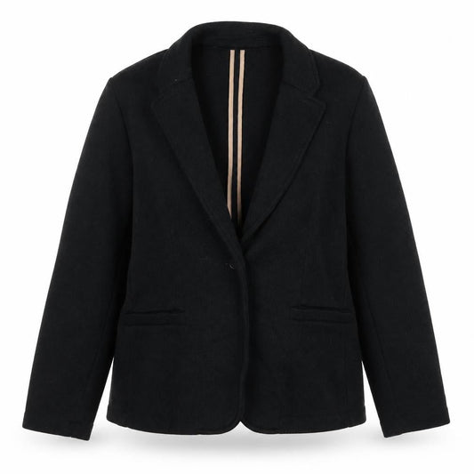Lands' End Women's Black Petite Blazer M