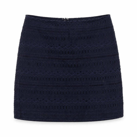 Gap Women's Blue Pencil Skirt Size 6 Embroidered