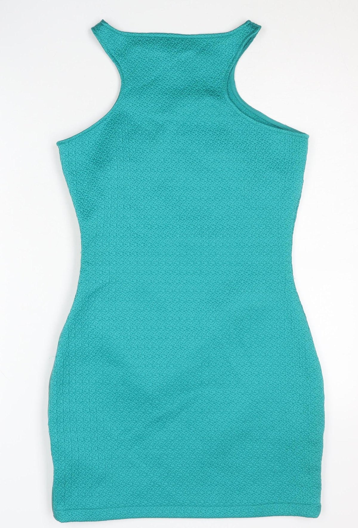 Mango Women’s Green Sheath Sleeveless Dress
