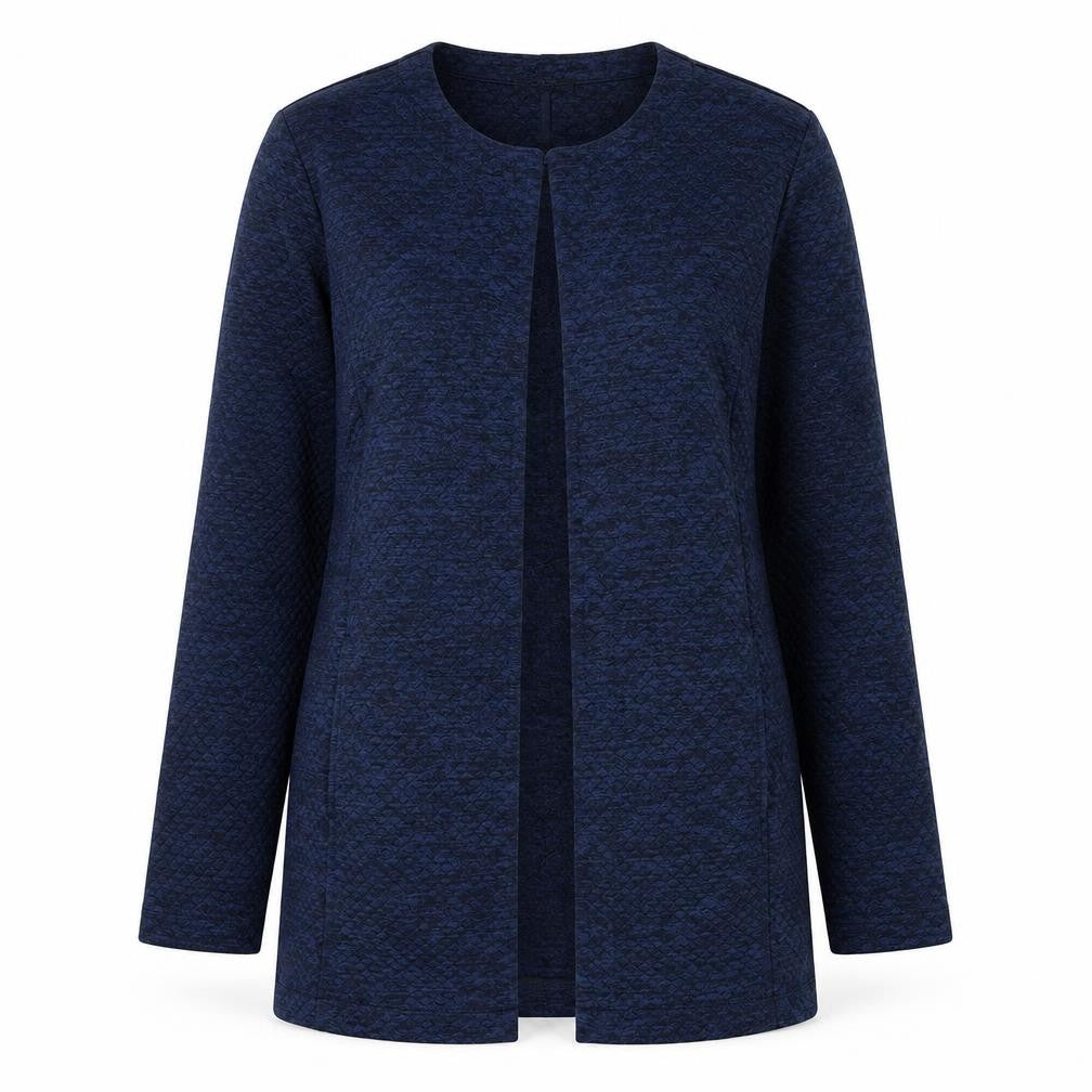 Olsen Women's Blue Cardigan, Size 12, Round Neck
