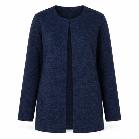 Olsen Women's Blue Cardigan, Size 12, Round Neck