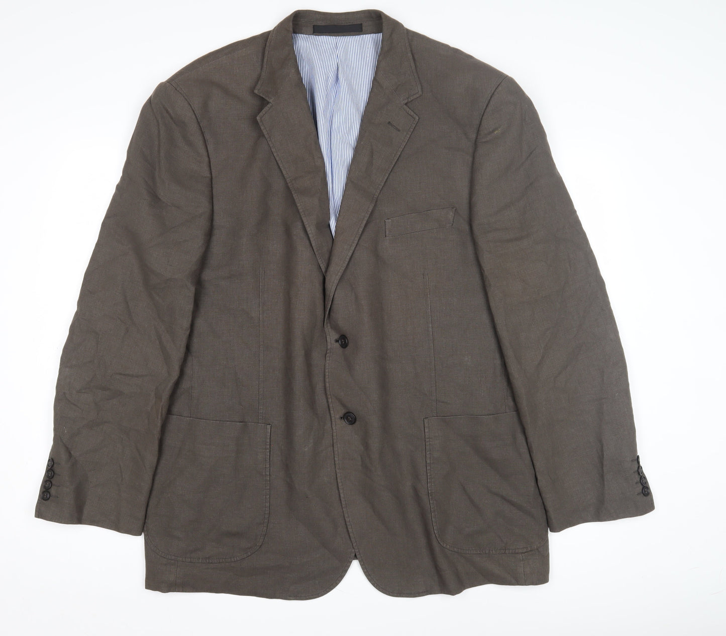 Impressions Men's Brown Blazer Size M Regular Fit