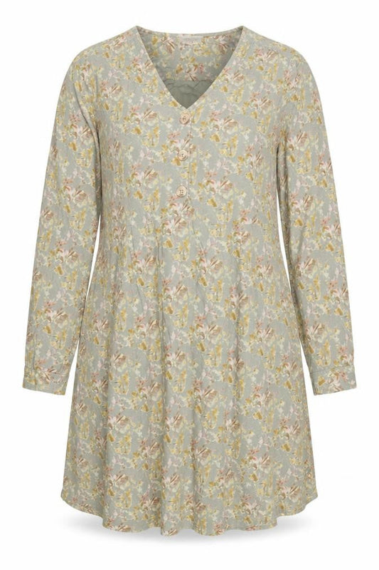 Indi & Cold Women's Floral Viscose Shift Dress XL