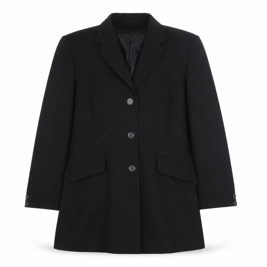 Bonmarché Women's Black Blazer Size 16 Button Closure