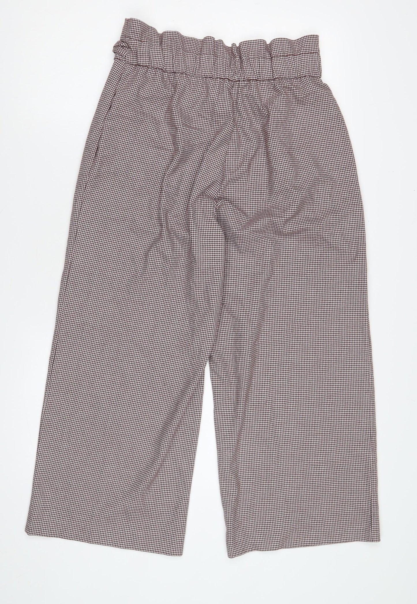 Zara Women's Multicoloured Cropped Trousers Size M