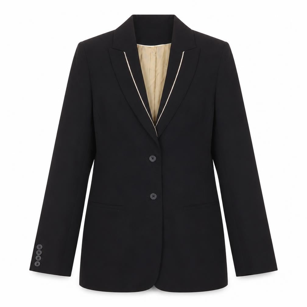 Autonomy Women's Black Blazer, Size 10, Classic Style