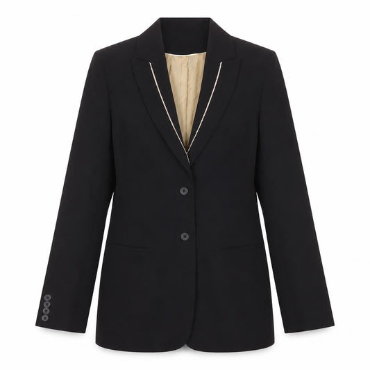 Autonomy Women's Black Blazer, Size 10, Classic Style