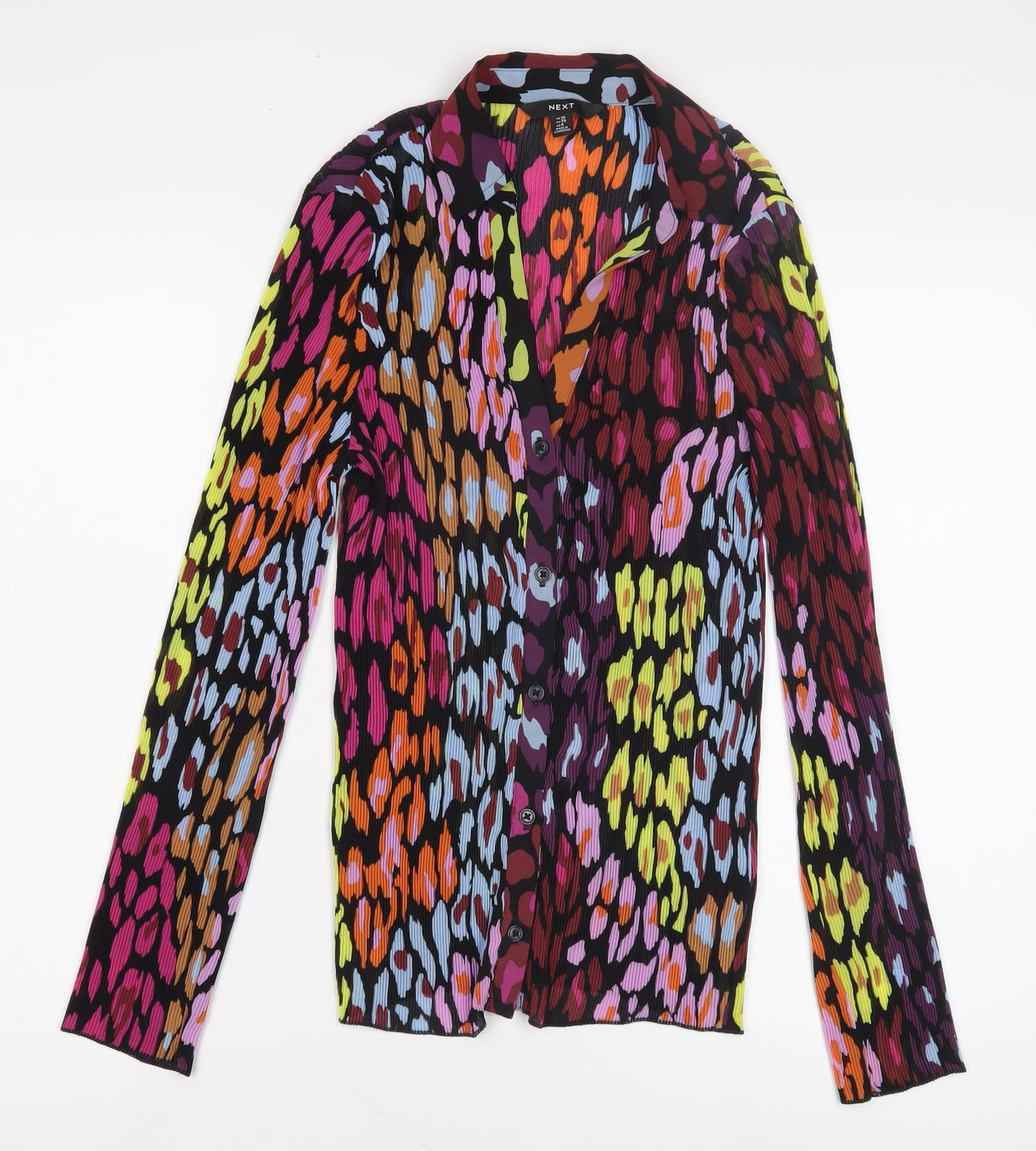 Next Women's Multicoloured Animal Print Shirt, Size 10