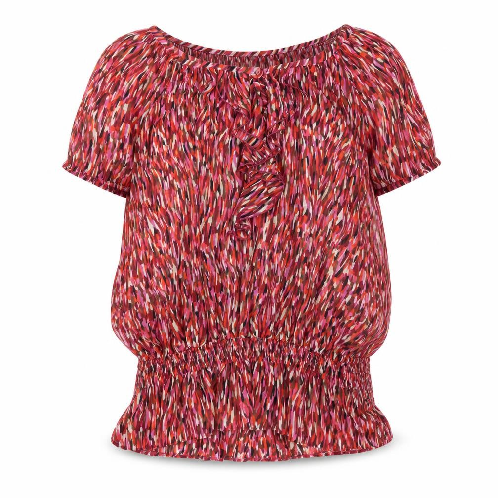 BHS Women's Multicoloured Tunic Blouse - Size 16
