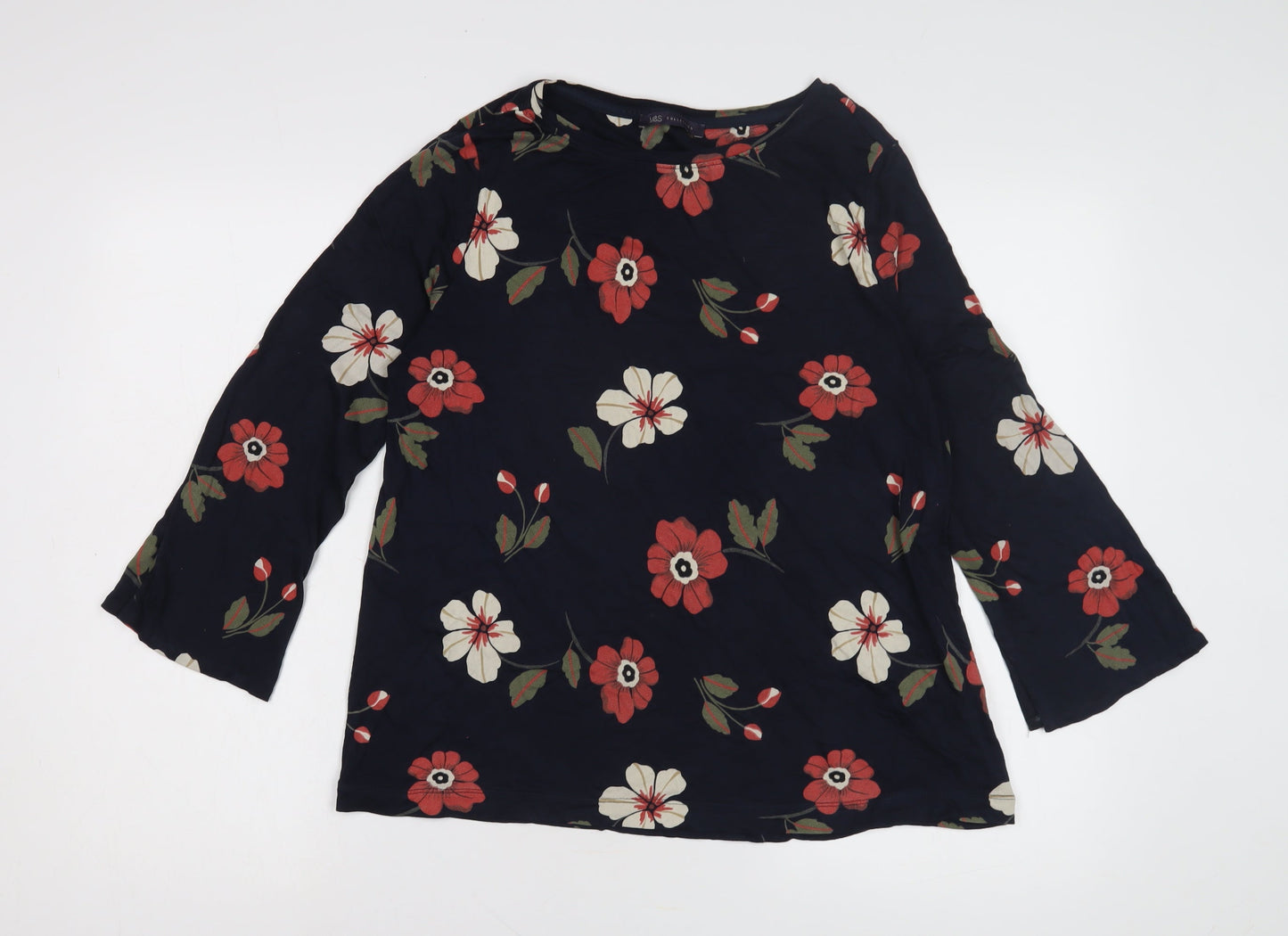 Marks & Spencer Floral Blouse, Women, Size 14