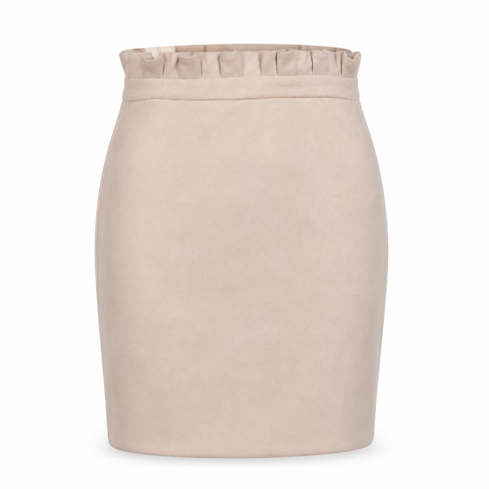 River Island Beige Women's Skirt Size 8