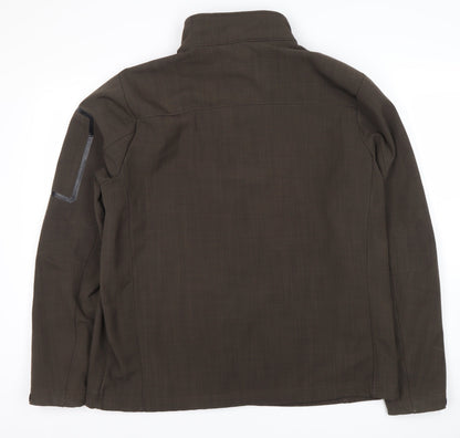 Iguana Men's Brown Soft Shell Jacket L