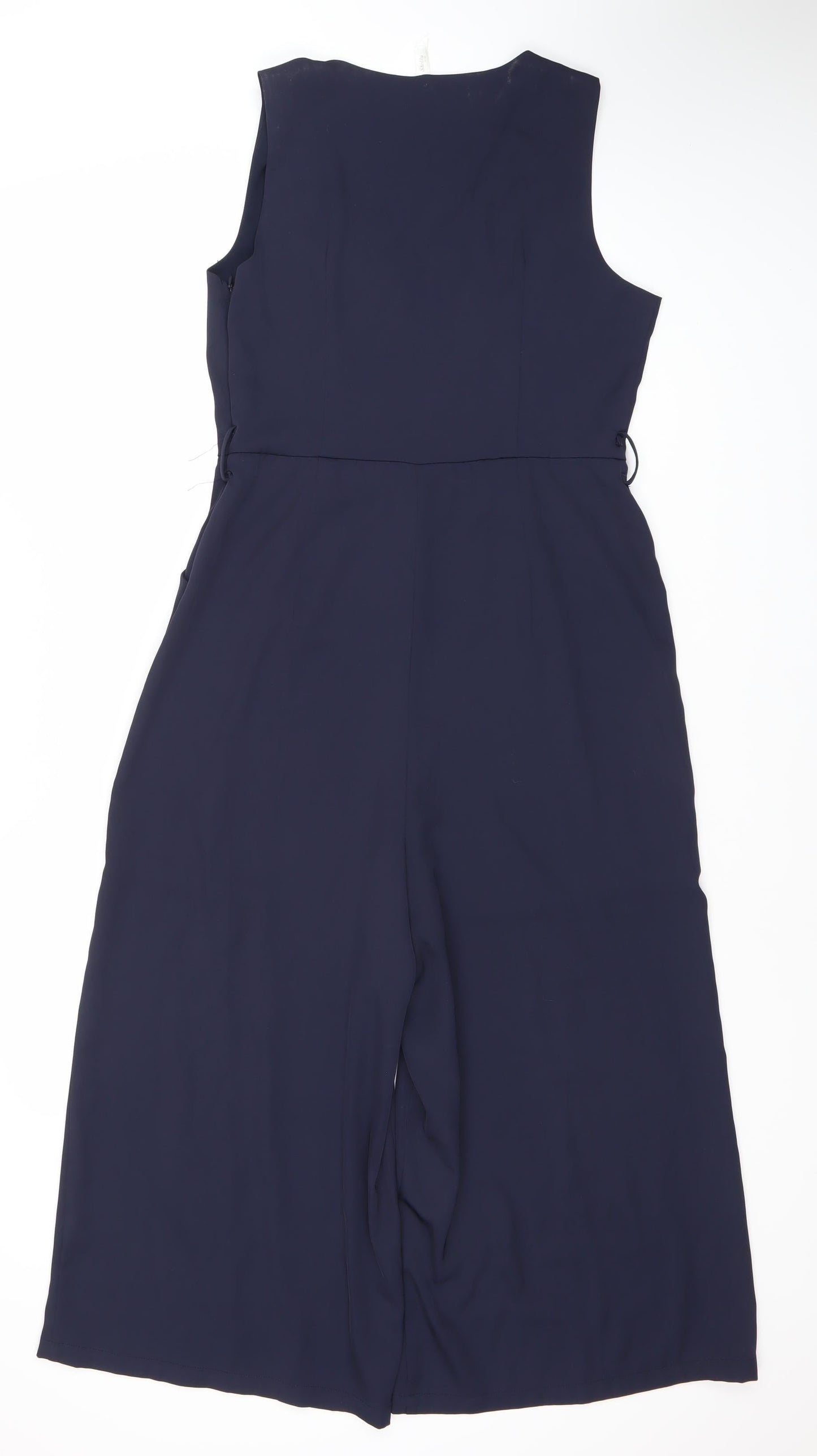Stella Morgan Women's Navy Wide-Leg Jumpsuit UK 10