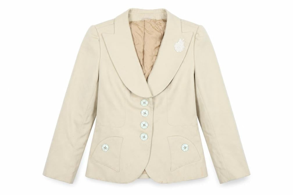 Élegance d'Europe Women's Beige Blazer Size 16