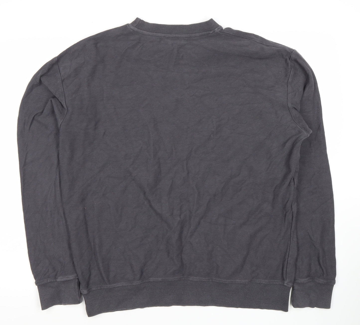New Look Men's Grey Pullover Sweatshirt M Regular Fit
