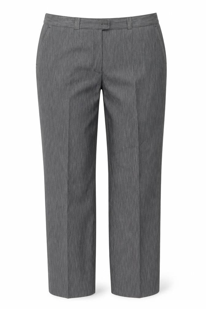 Fisser Women's Grey Straight Trousers Size 12