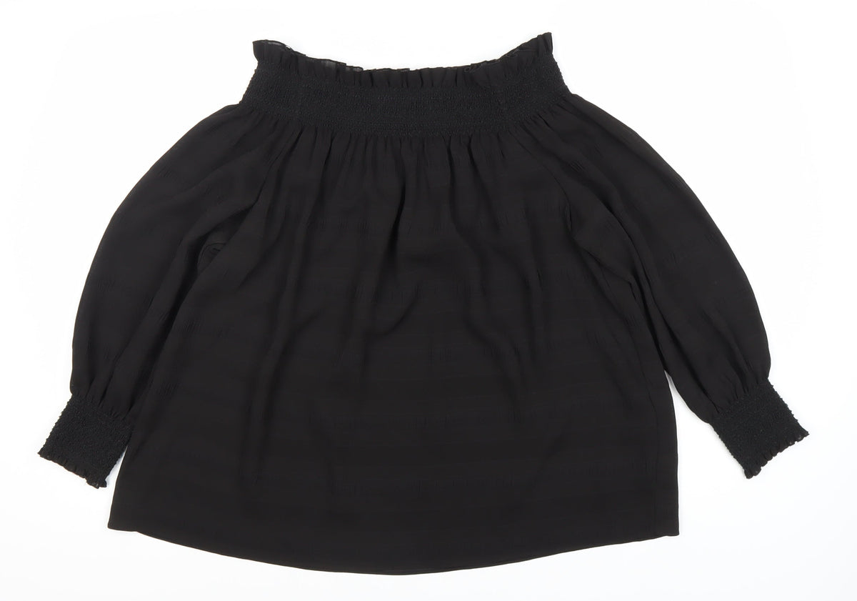 Star by Julien Macdonald Women's Black Blouse Size 16