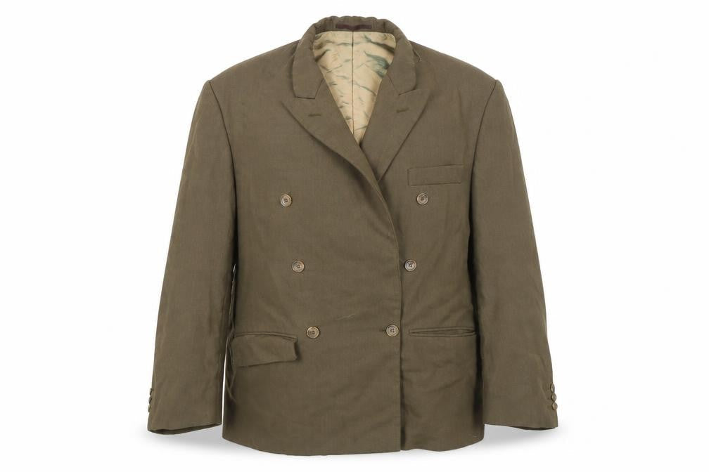 Fascino Men's Brown 36 Double-Breasted Blazer