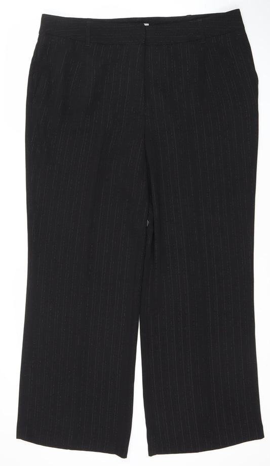 Marks and Spencer Women's Black Trousers Size 20