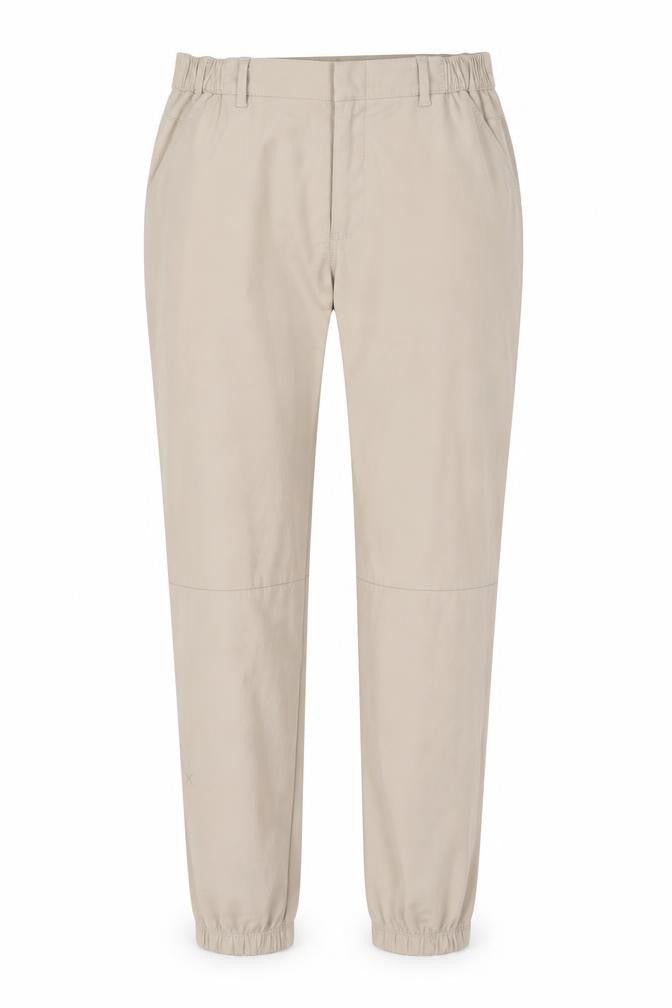 Cuts Unisex Beige Tapered Trousers L Polyester
