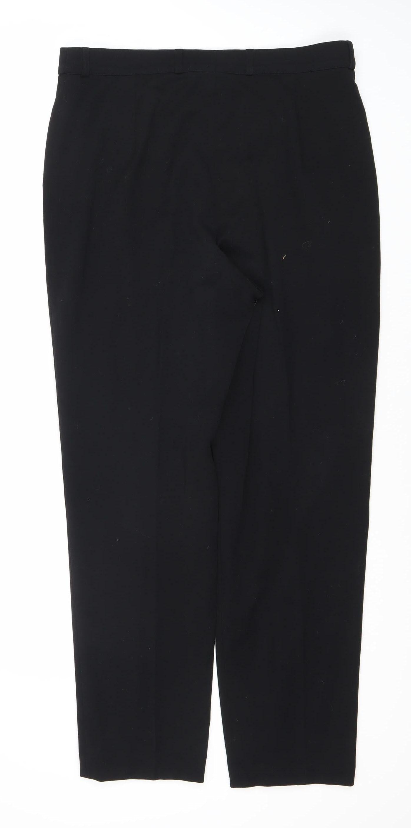 Gerry Weber Women's Black Straight Trousers Size 16