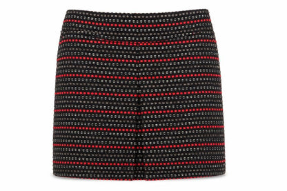 Monsoon Women's Geometric Black Red Skirt Size 14