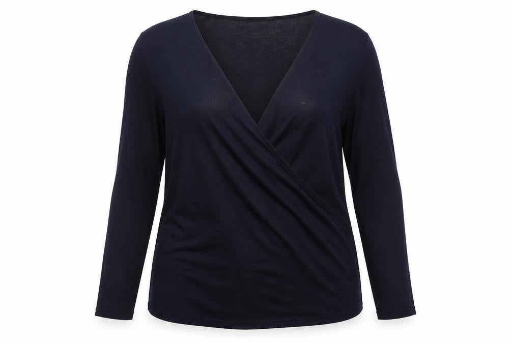 Roman Women’s Navy Wrap Jumper, Size 14