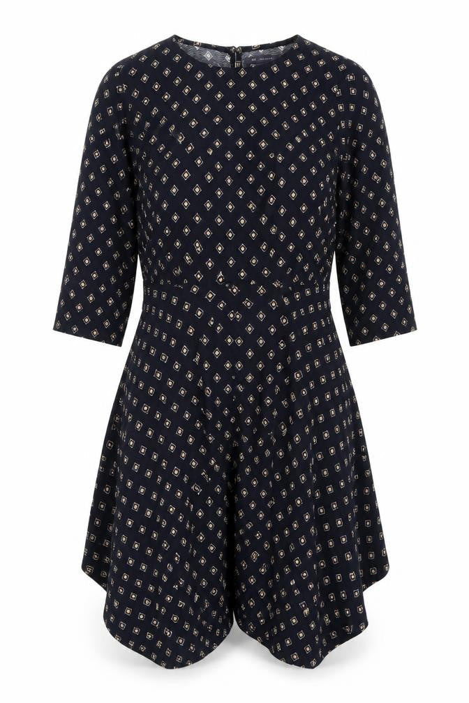 Marks & Spencer Women's Blue Geometric Dress