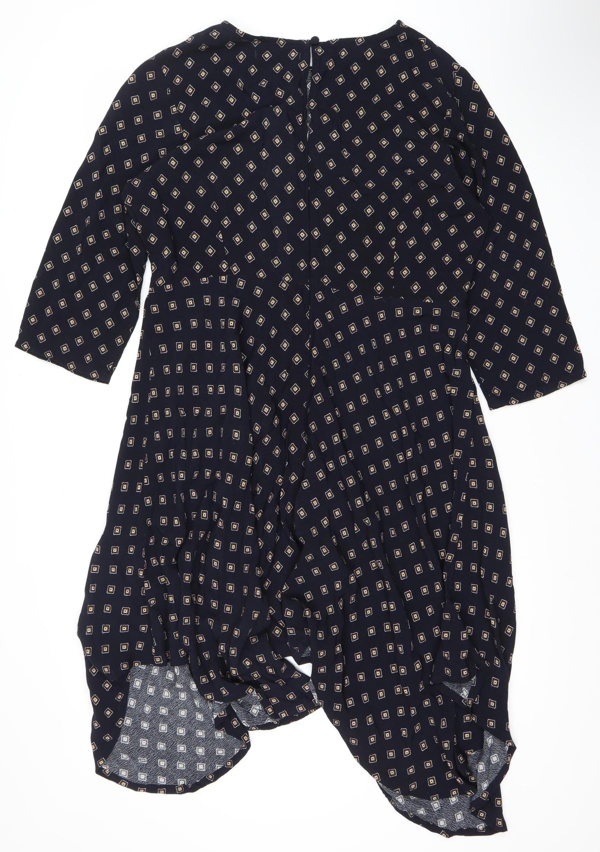 Marks & Spencer Women's Blue Geometric Dress