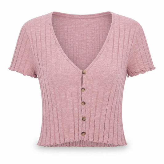 Urban Outfitters Women’s Pink V-Neck Cardigan, Size S