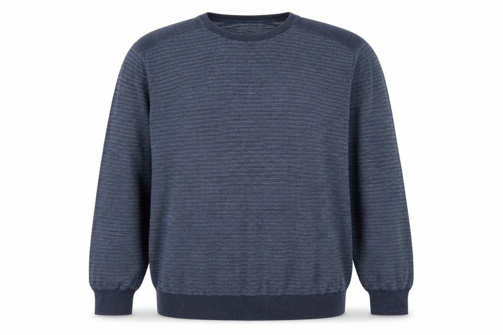 Marks & Spencer Men's Blue Striped 2XL Pullover Jumper