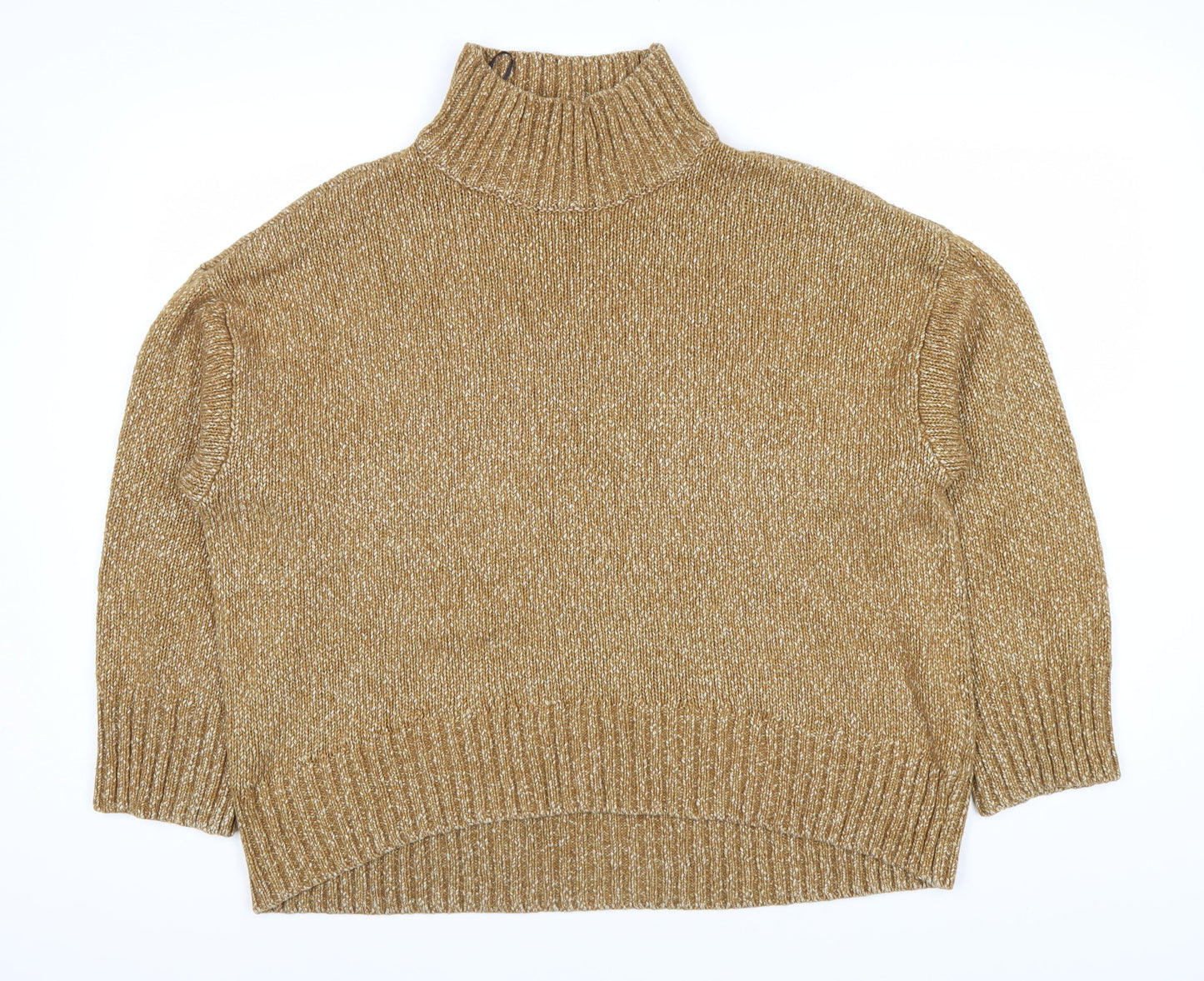 H&M Women's Brown Roll Neck Pullover Jumper, Size S
