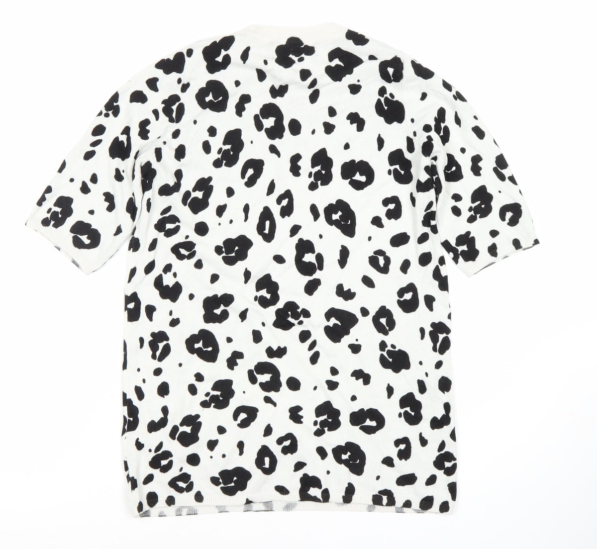 Marks & Spencer Women's Animal Print T-Shirt - Black, Size S