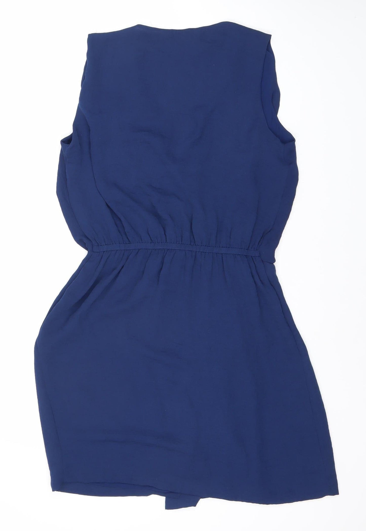 Mango Women’s Blue Wrap Dress Size 12
