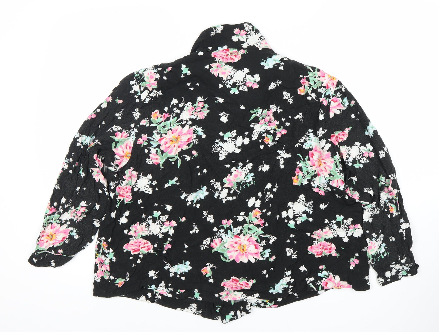 Marks & Spencer Women's Floral Blouse, Size 20, Black