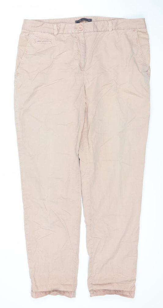 Marks and Spencer Women's Pink Trousers Size 14