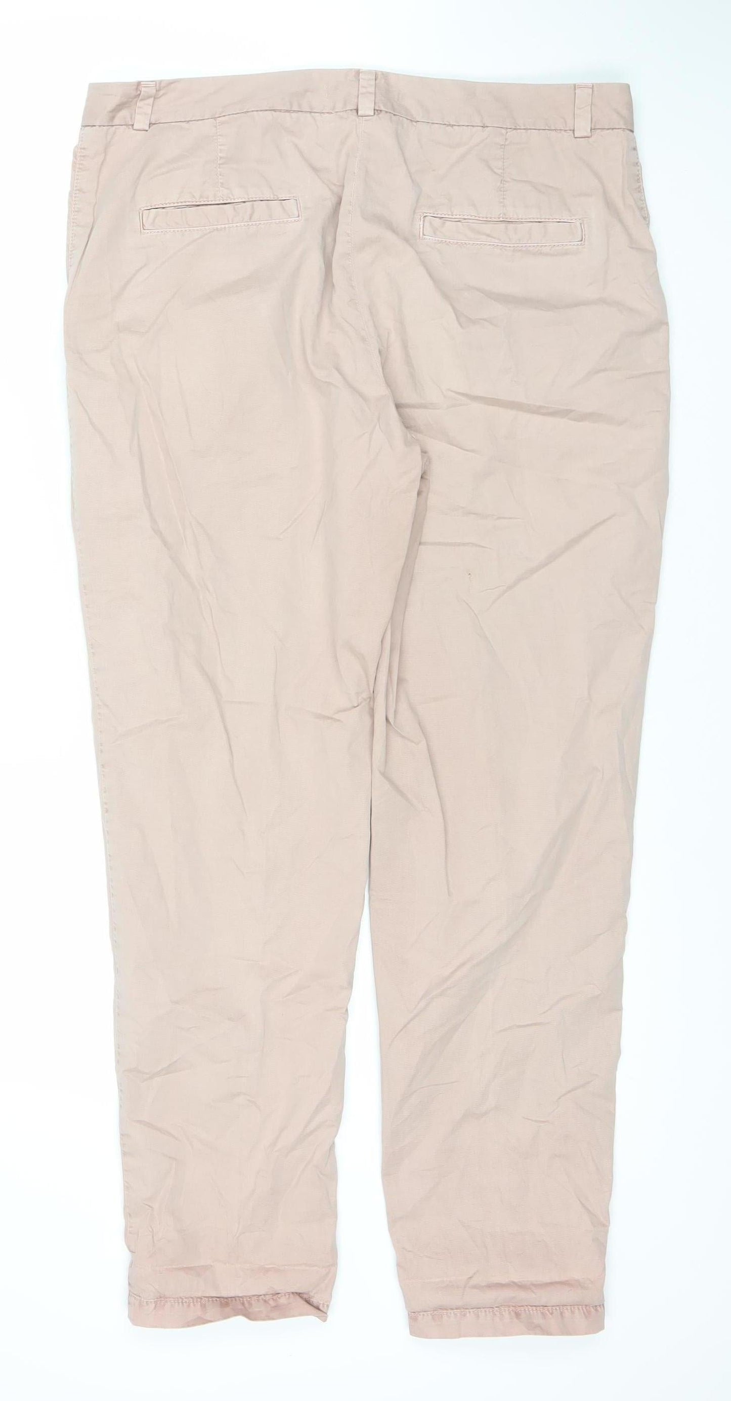 Marks and Spencer Women's Pink Trousers Size 14