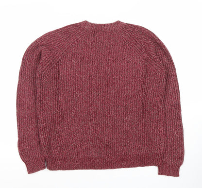 BASIC Red Women's Pullover Jumper Size 10