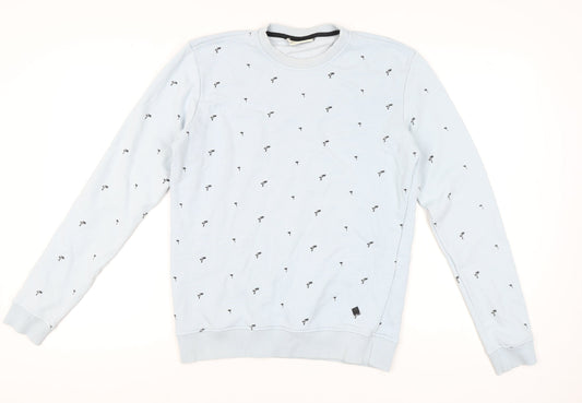 CASUAL FRIDAY Men’s Blue Graphic Sweatshirt M