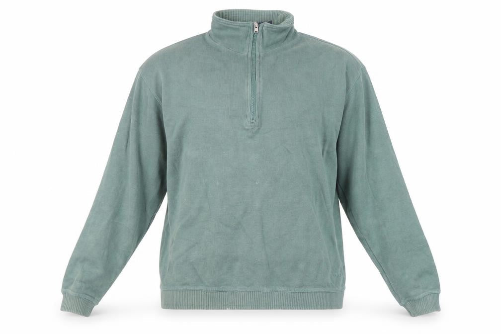 Izod Green Cotton Pullover Unisex Adults Small
