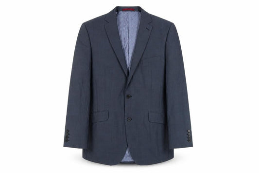 Limehaus Men's Blue Blazer, 42, Regular Fit, Business Formal