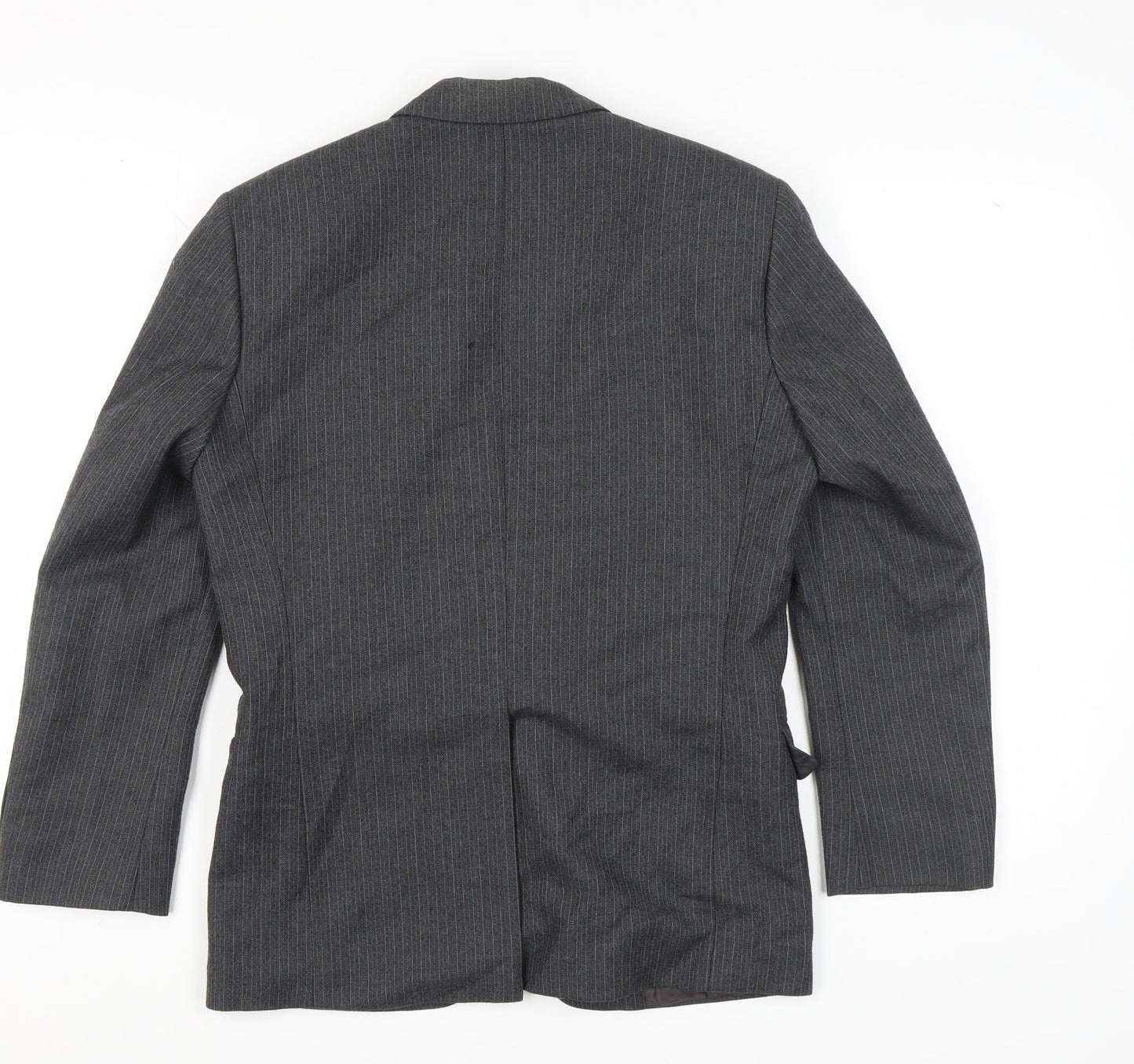 Burton Collection Men’s Grey Striped Suit Jacket 36S