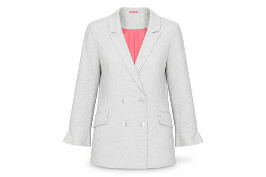 Topshop Women's Grey Blazer UK 8 Regular Fit