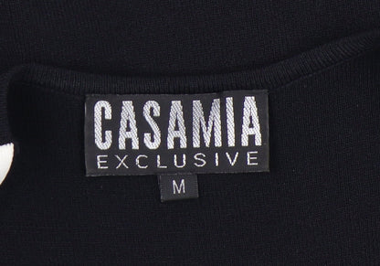 Casamia Women's Black Striped Sleeveless Knit Top M