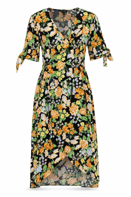 Miss Selfridge Women's Floral Wrap Dress Size 10