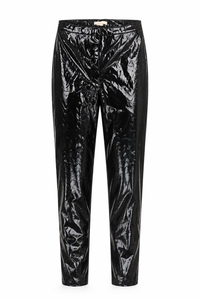 H&M Women's Black Straight-Leg Trousers Size 6