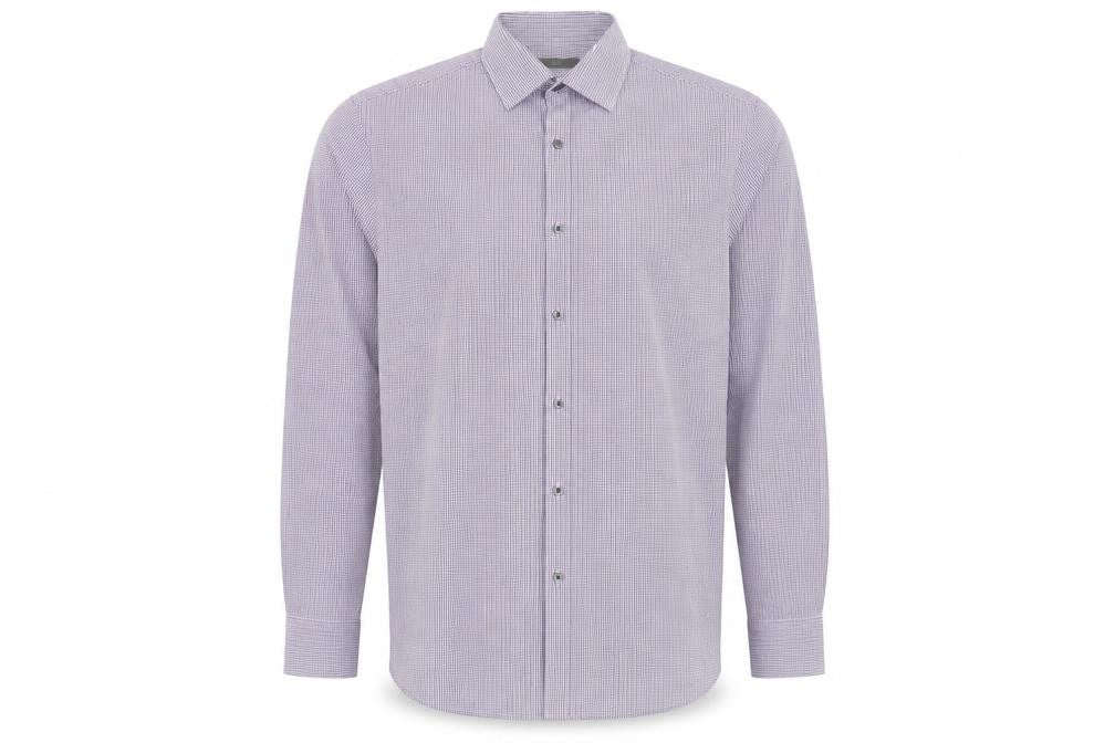 Marks & Spencer Men's Multicoloured Check Shirt, Size 15